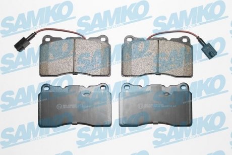 Тормозные колодки, дисковый тормоз (набор) SAMKO 5SP674 (фото 1)