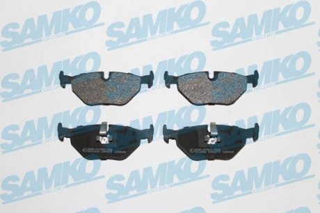 Тормозные колодки, дисковый тормоз (набор) SAMKO 5SP675