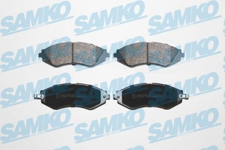 Тормозные колодки, дисковый тормоз (набор) SAMKO 5SP682 (фото 1)