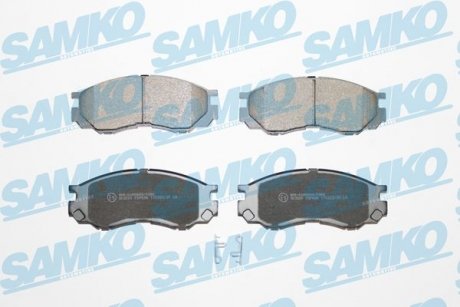 Гальмівні колодки, дискове гальмо (набір) SAMKO 5SP686