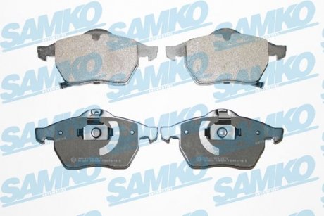 Тормозные колодки, дисковый тормоз (набор) SAMKO 5SP689 (фото 1)