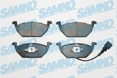 Тормозные колодки, дисковый тормоз (набор) SAMKO 5SP692 (фото 1)