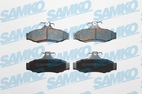 Тормозные колодки, дисковый тормоз (набор) SAMKO 5SP694 (фото 1)