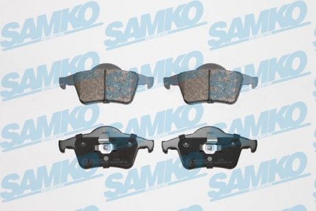 Тормозные колодки, дисковый тормоз (набор) SAMKO 5SP705 (фото 1)