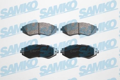 Тормозные колодки, дисковый тормоз (набор) SAMKO 5SP710