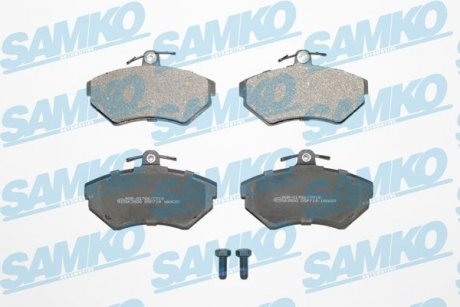 Гальмівні колодки, дискове гальмо (набір) SAMKO 5SP719