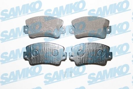Тормозные колодки, дисковый тормоз (набор) SAMKO 5SP731 (фото 1)