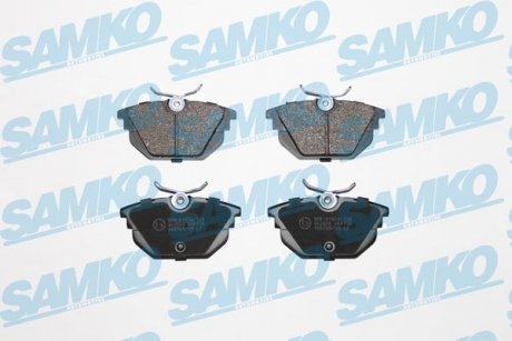 Тормозные колодки, дисковый тормоз (набор) SAMKO 5SP736 (фото 1)