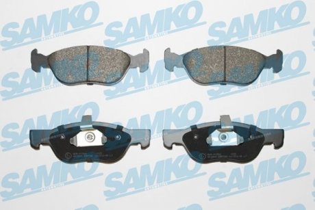 Тормозные колодки, дисковый тормоз (набор) SAMKO 5SP740