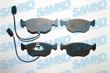 Тормозные колодки, дисковый тормоз (набор) SAMKO 5SP745 (фото 1)