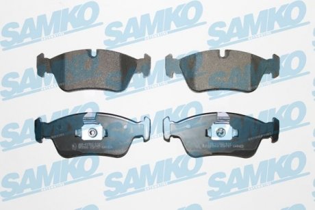 Тормозные колодки, дисковый тормоз (набор) SAMKO 5SP757