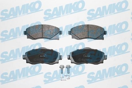 Тормозные колодки, дисковый тормоз (набор) SAMKO 5SP758