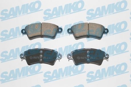 Тормозные колодки, дисковый тормоз (набор) SAMKO 5SP766 (фото 1)