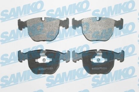 Тормозные колодки, дисковый тормоз (набор) SAMKO 5SP771 (фото 1)