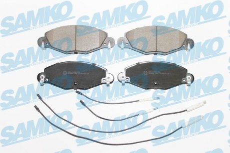 Гальмівні колодки, дискове гальмо (набір) SAMKO 5SP799 (фото 1)