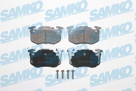 Тормозные колодки, дисковый тормоз (набор) SAMKO 5SP801