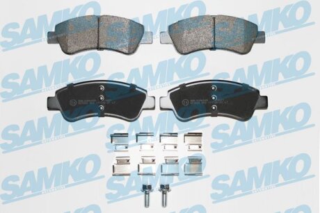 Колодки гальмівні (передні) Citroen Berlingo 03- (Bosch) Q+ SAMKO 5SP802K