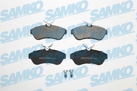 Тормозные колодки, дисковый тормоз (набор) SAMKO 5SP806