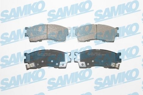 Тормозные колодки, дисковый тормоз (набор) SAMKO 5SP809