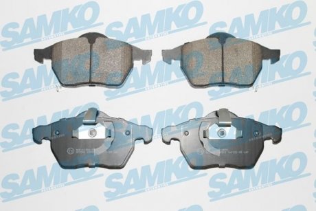Тормозные колодки, дисковый тормоз (набор) SAMKO 5SP812 (фото 1)
