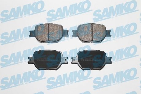 Тормозные колодки, дисковый тормоз (набор) SAMKO 5SP837 (фото 1)