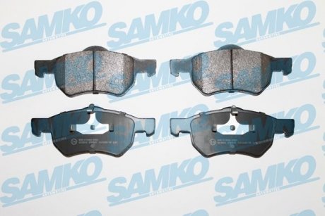 Тормозные колодки, дисковый тормоз (набор) SAMKO 5SP841