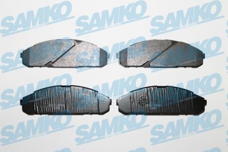 Тормозные колодки, дисковый тормоз (набор) SAMKO 5SP844 (фото 1)