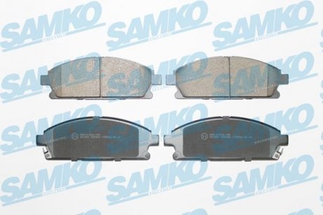 Тормозные колодки, дисковый тормоз (набор) SAMKO 5SP846