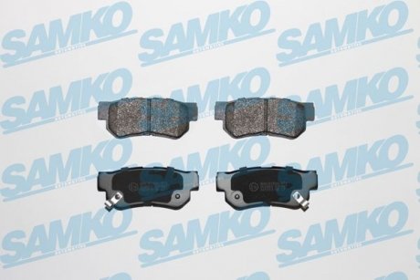 Тормозные колодки, дисковый тормоз (набор) SAMKO 5SP847 (фото 1)