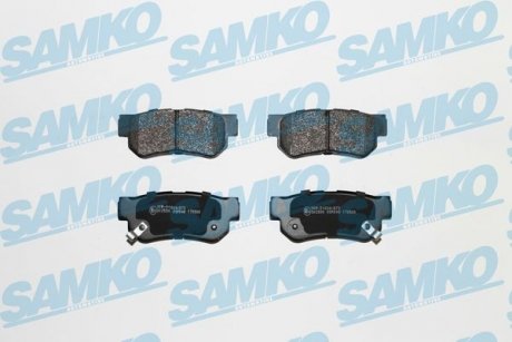 Тормозные колодки, дисковый тормоз (набор) SAMKO 5SP848