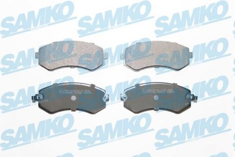 Тормозные колодки, дисковый тормоз (набор) SAMKO 5SP856 (фото 1)