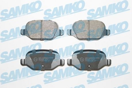Тормозные колодки, дисковый тормоз (набор) SAMKO 5SP872