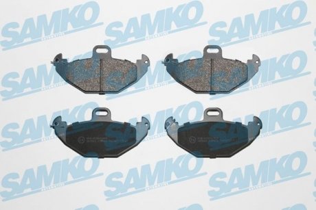 Тормозные колодки, дисковый тормоз (набор) SAMKO 5SP883 (фото 1)