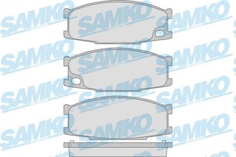 Тормозные колодки, дисковый тормоз (набор) SAMKO 5SP892 (фото 1)