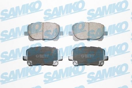 Гальмівні колодки, дискове гальмо (набір) SAMKO 5SP904 (фото 1)