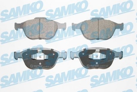 Тормозные колодки, дисковый тормоз (набор) SAMKO 5SP906 (фото 1)