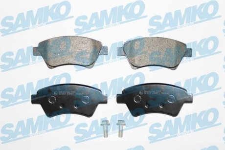 Тормозные колодки, дисковый тормоз (набор) SAMKO 5SP911 (фото 1)