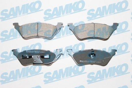 Тормозные колодки, дисковый тормоз (набор) SAMKO 5SP912