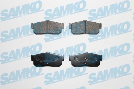 Тормозные колодки, дисковый тормоз (набор) SAMKO 5SP929 (фото 1)