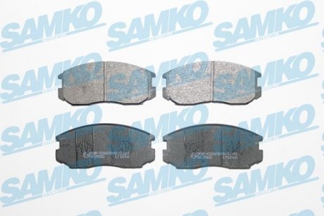 Тормозные колодки, дисковый тормоз (набор) SAMKO 5SP932 (фото 1)