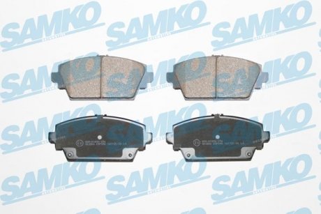 Тормозные колодки, дисковый тормоз (набор) SAMKO 5SP940 (фото 1)