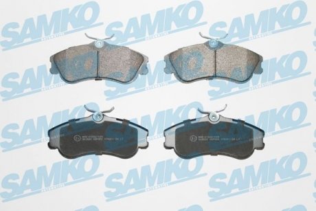 Тормозные колодки, дисковый тормоз (набор) SAMKO 5SP950 (фото 1)