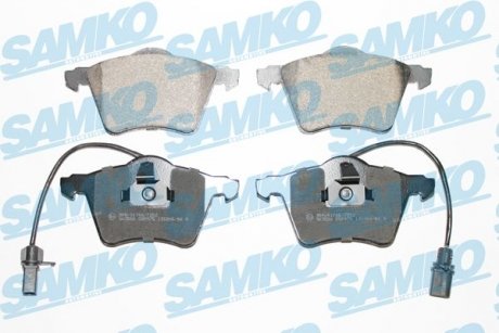 Тормозные колодки, дисковый тормоз (набор) SAMKO 5SP975