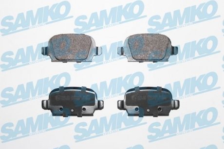 Гальмівні колодки, дискове гальмо (набір) SAMKO 5SP998 (фото 1)