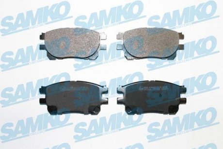 Тормозные колодки, дисковый тормоз (набор) SAMKO 5SP999 (фото 1)