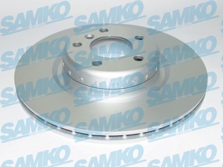 Диск тормозной bimetalic BMW SAMKO B2088VBR (фото 1)