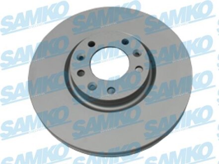 Диск гальмівний (передній) Citroen Picasso II/ Peugeot 308/5008 13- (304x28) (замінено на 92232305) SAMKO C1027VR