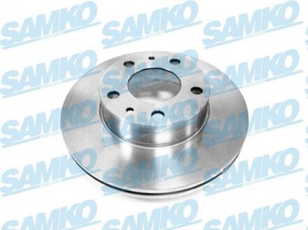 Диск гальмівний (передній) Fiat Ducato/Peugeot Boxer 1.4t 94- (280x24) (з покриттям) (вентильований) SAMKO F2171VR