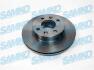 Диск тормозной KIA PICANTO1.0/1.1 wentylowana SAMKO K2001V (фото 1)
