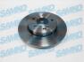 Диск тормозной MER C-KLASA W202d SAMKO M2381P (фото 1)